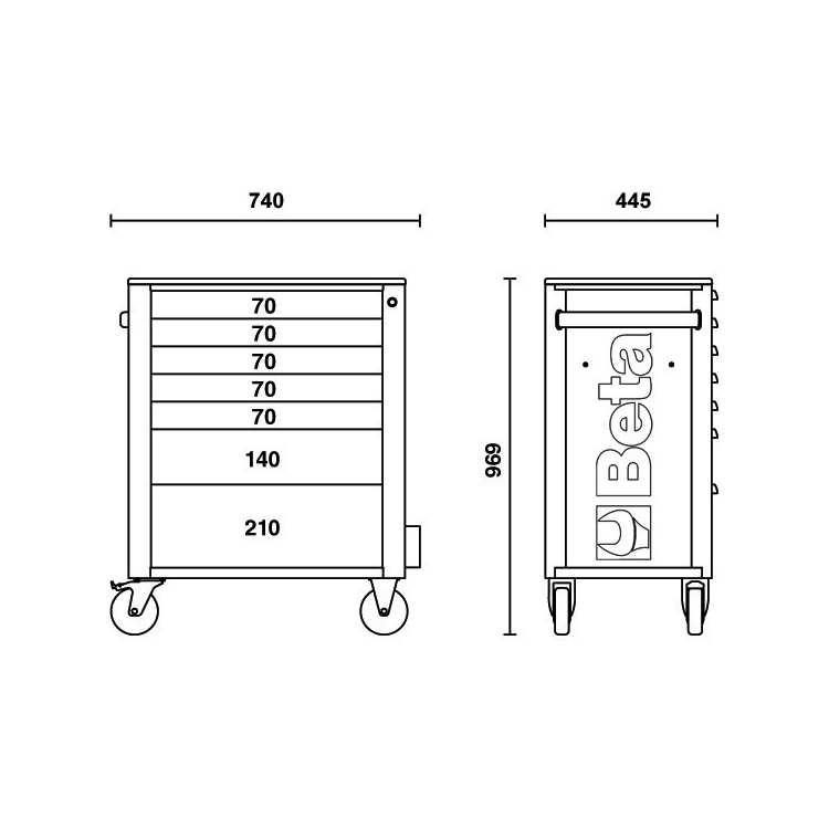 CARRELLO C/185 UT.BETA RSC24/7-VI